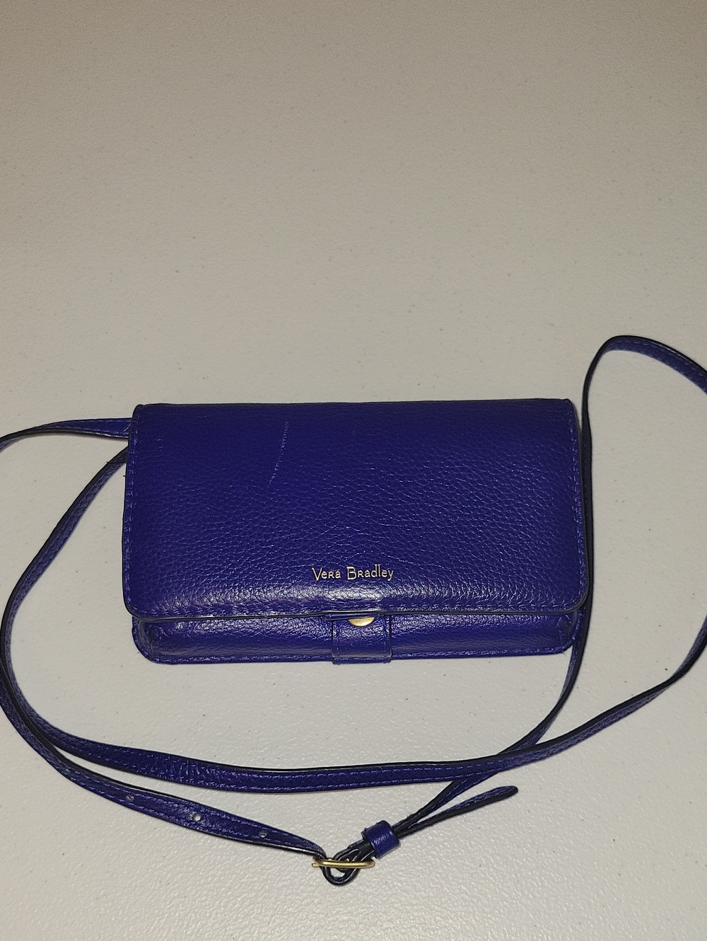Vera Bradley Deep Purple Crossbody Wallet
